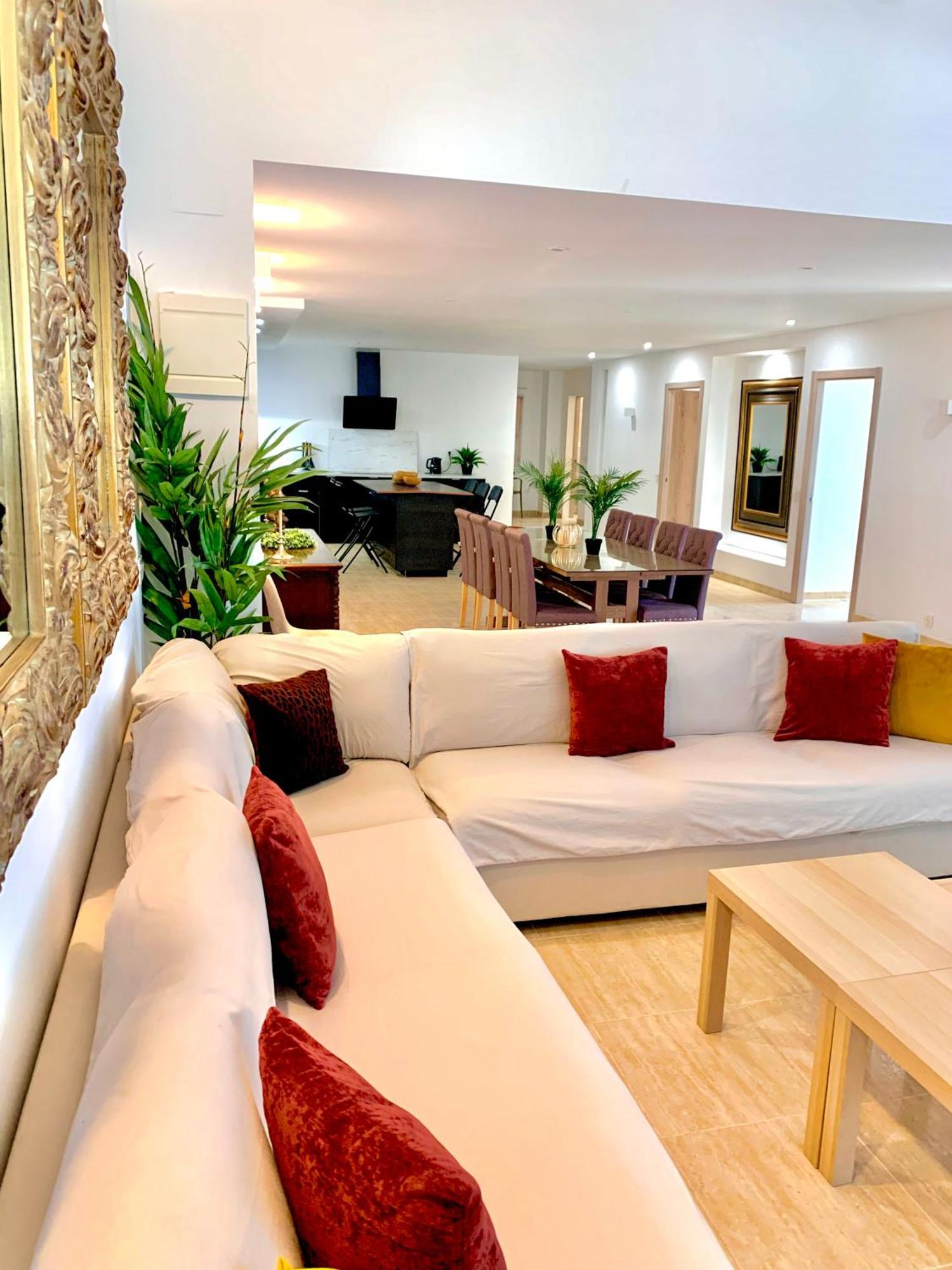 Amplia Vivienda New Para12 Pers A 4 Min Caminando De Playa Con Terraza, Piscina Com, Wifi, Ventiladores De Techo, Lavavajillas Ροκέτας ντε Μαρ Εξωτερικό φωτογραφία